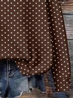 Elorivane Plus Size Beige Vintage Embroidered Crew Neck Loose Pullover - Image 11