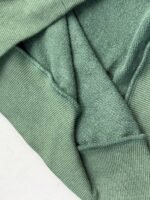 Elorivane Women Sage Green Asymmetrical Shoulder Sweatshirt, Eyelet Decor Casual Streetwear Top - Image 7