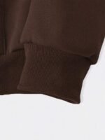 Elorivane Women Y2K Solid Color Hooded Pullover Sweatshirt, Casual Yellow Fall Back To School Hoodie - Image 56