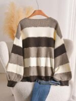 Elorivane Plus Size Heart Knit Cardigan, French Elegant Floral Sweater, Autumn Winter Outerwear - Image 10