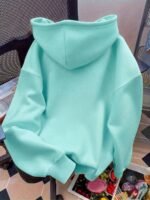 Elorivane Women Y2K Solid Color Hooded Pullover Sweatshirt, Casual Yellow Fall Back To School Hoodie - Image 59