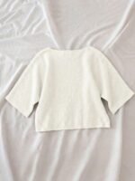 Elorivane Women's Grey Boat Neck Sweater, Minimalist Street Style - Image 21