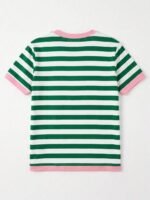 Elorivane Women's Striped Cocktail Club Tee, Round Neck Casual Vacationcore Summer Beach - Image 4
