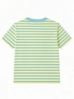 Elorivane Women's Pink-Brown Striped Y2K Tee, Casual Summer - Image 28