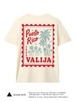 Elorivane Women's Seaside Coconut Palm Graphic Tee, Round Neck Casual Short Sleeve Top for Spring Summer Vacation - Image 4