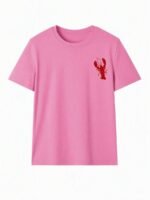 Elorivane Women's Striped Lobster Graphic Tee, Round Neck Casual Summer Vacation - Image 22
