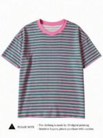 Elorivane Women's Oversized Loose Tee, Casual Summer Vacation - Image 69