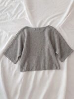 Elorivane Women's Grey Boat Neck Sweater, Minimalist Street Style - Image 11