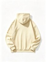 Elorivane Women Y2K Solid Color Hooded Pullover Sweatshirt, Casual Yellow Fall Back To School Hoodie - Image 46