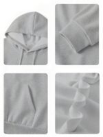 Elorivane Women Y2K Solid Color Hooded Pullover Sweatshirt, Casual Yellow Fall Back To School Hoodie - Image 33