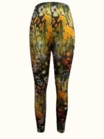 Elorivane Women's Plus Size Floral Print Leggings - Stretchy All-Season Pants, Perfect For Themed Parties - Image 18