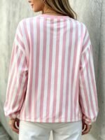 Elorivane Plus Size Witch Hat Print Crew Neck Long Sleeve Top for Fall Daily Wear - Image 10