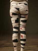 Elorivane Plus Size High Waisted Halloween Print Leggings Stylish Comfortable for Everyday Halloween Wear - Image 14