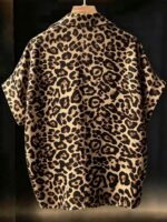 Elorivane Plus Size Halloween Bat & Pumpkin Print Shirt - Image 34