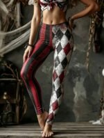Elorivane Plus Size High Waisted Halloween Print Leggings Stylish Comfortable for Everyday Halloween Wear - Image 19