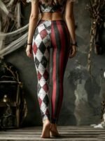 Elorivane Plus Size High Waisted Halloween Print Leggings Stylish Comfortable for Everyday Halloween Wear - Image 20
