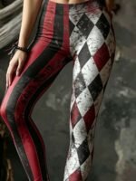 Elorivane Plus Size High Waisted Halloween Print Leggings Stylish Comfortable for Everyday Halloween Wear - Image 21