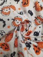 Elorivane Plus Size Halloween Bat & Pumpkin Print Shirt - Image 32