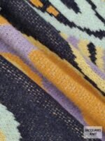 Elorivane Plus Size Fair Isle Floral Gem Button Crew Neck Knit Cardigan - Image 7