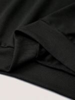Elorivane Plus Size Linen Striped Patchwork Collared Pullover Sweatshirt for Autumn Daily Wear & Holidays - Image 8
