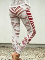 Elorivane Plus Size High Waisted Halloween Print Leggings Stylish Comfortable for Everyday Halloween Wear - Image 5