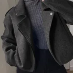 Elorivane Plus Size Wool-Like Trench Coat, Loose Thickened Casual Commuter Autumn Winter Outerwear
