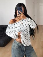 Elorivane Tween Girls Y2K Graphic Sweatshirt, Stretchy Off The Shoulder Top - Image 7
