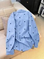 Elorivane Plus Size Women's Woven Shirt, Simple Casual Autumn Top for Daily Commute - Image 2