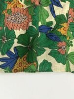 Elorivane Plus Size Women's Pleated V-Neck Floral Shirt, Flowing Sleeve Casual Blouse Ideal for Summer Vacation Outfits - Image 3