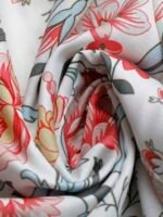 Elorivane Plus Size Women's Vintage Paisley Floral Short Sleeve Shirt, Lapel Puff Sleeve Single-Breasted Loose Straight Fit Bohemian Vacation Blouse - Image 4